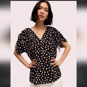 Kate Spade Mallow Dot Blouse